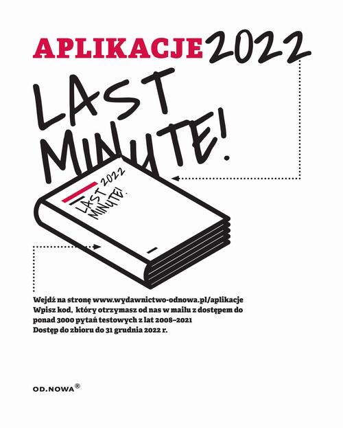 Tytuł: Aplikacje Last Minute 2022
Autor: Bogusław Gąszcz
Wydawnictwo: Wydawnictwo e-bookowo
Formaty: PDF