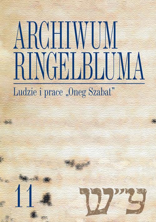 Tytuł: Archiwum Ringelbluma. Konspiracyjne Archiwum Getta Warszawy, tom 11, Ludzie i prace "Oneg Szabat"
Autor: 
Wydawnictwo: Wydawnictwa Uniwersytetu Warszawskiego
Formaty: PDF