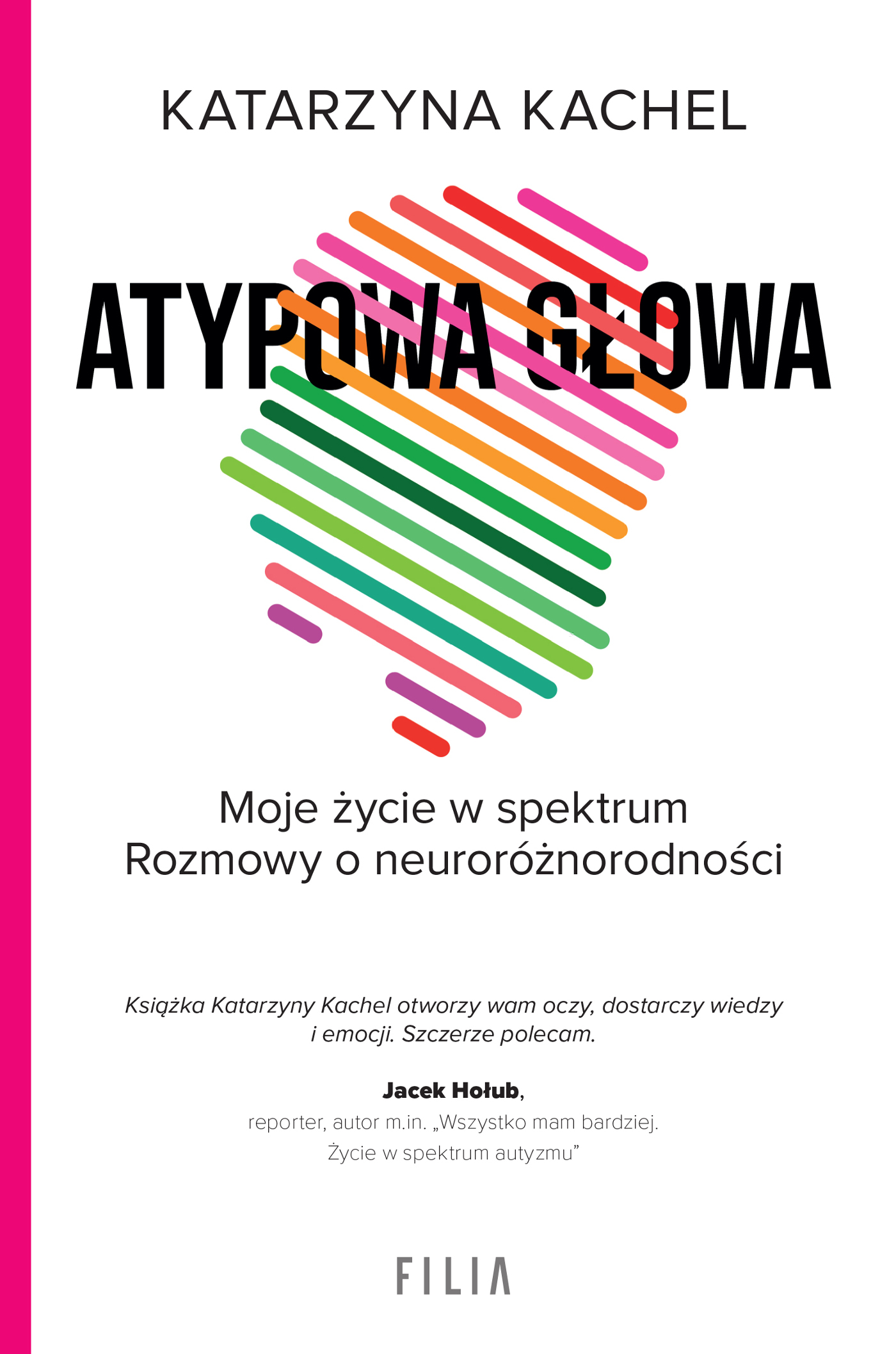 Tytuł: Atypowa głowa. Moje życie w spektrum
Autor: Katarzyna Kachel
Wydawnictwo: FILIA
Formaty: EPUB, MOBI