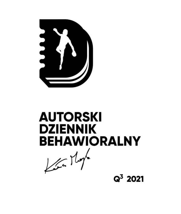 Autorski Dziennik Behawioralny - Q3 2021 - Wersja PDF — okładka e-booka