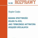 Tytuł: Badania efektywności układu Fe–KClO4 jako termicznego aktywatora urządzeń specjalnych
Autor: Bogdan Czajka
Wydawnictwo: Wydawnictwo Politechniki Poznańskiej
Formaty: PDF