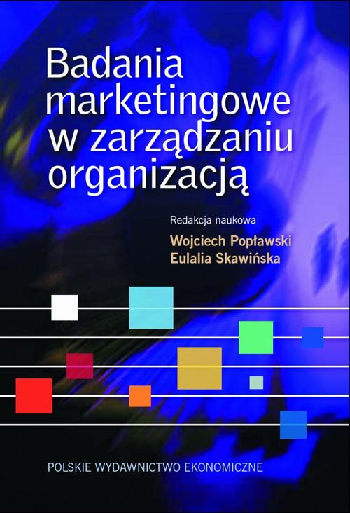 Badania marketingowe w zarządzaniu organizacją — okładka e-booka