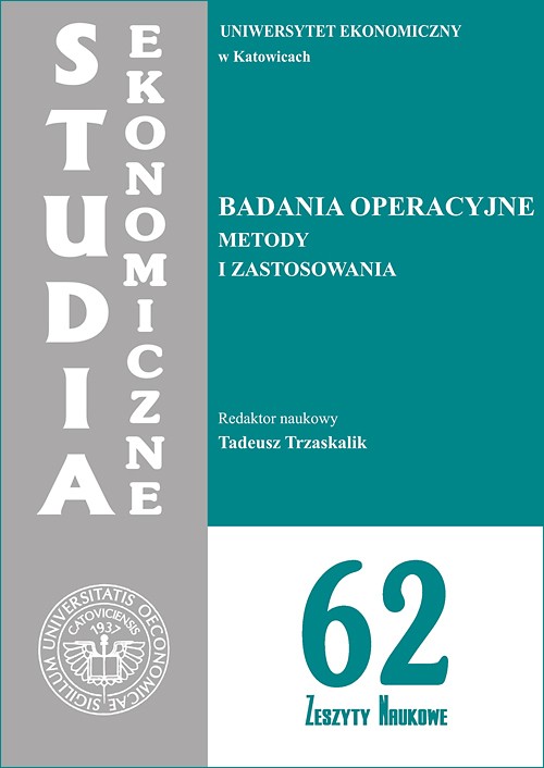 Tytuł: Badania operacyjne. Metody i zastosowania. SE 62
Autor: 
Wydawnictwo: Wydawnictwo Uniwersytetu Ekonomicznego w Katowicach
Formaty: PDF