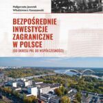 Bezpośrednie inwestycje zagraniczne w Polsce — okładka e-booka