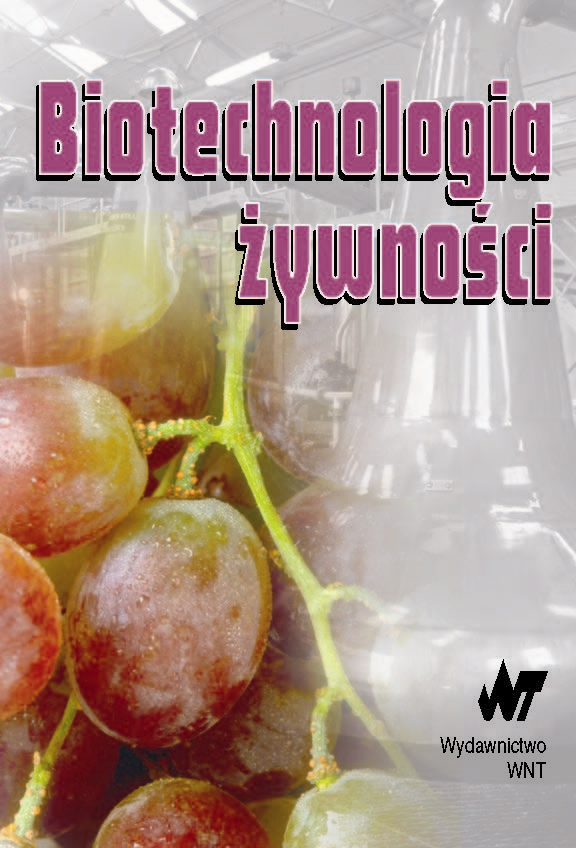 Biotechnologia żywności — okładka e-booka
