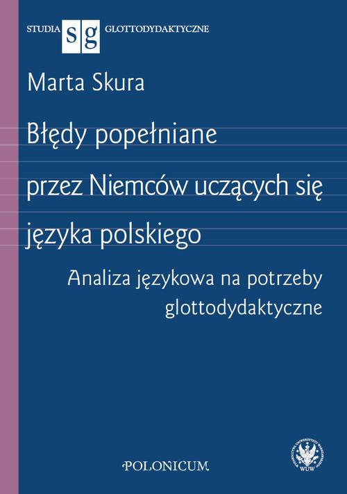 Błędy popełniane przez Niemców uczących się języka polskiego — okładka e-booka
