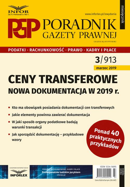 Tytuł: Ceny transferowe - dokumentacja w 2019 r.
Autor: Mariusz Makowski
Wydawnictwo: Infor
Formaty: PDF