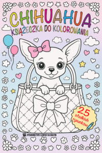 Chihuahua – książeczka do kolorowania — okładka e-booka