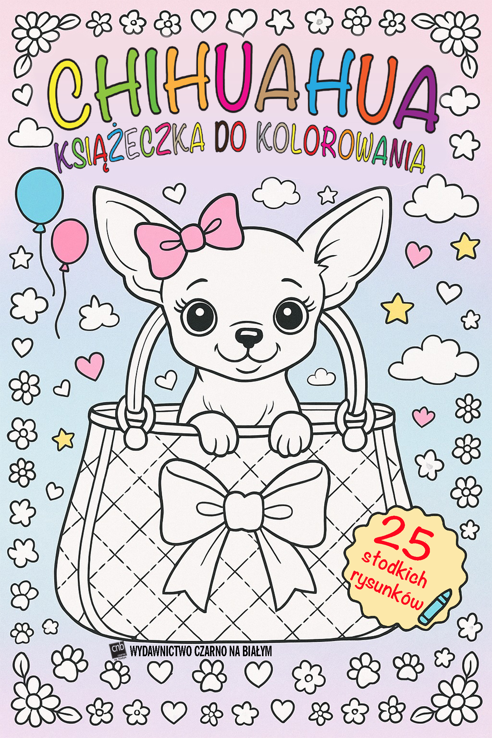 Chihuahua – książeczka do kolorowania — okładka e-booka