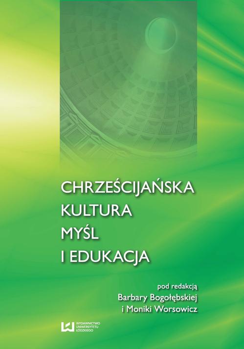 Tytuł: Chrześcijańska kultura myśl i edukacja
Autor: 
Wydawnictwo: Wydawnictwo Uniwersytetu Łódzkiego
Formaty: PDF