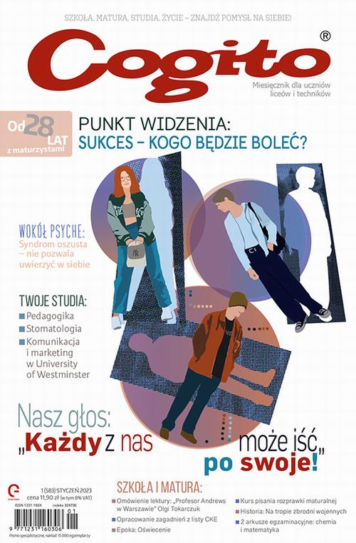 Tytuł: Cogito 1/2023
Autor: Ola Siewko
Wydawnictwo: Cogito
Formaty: PDF