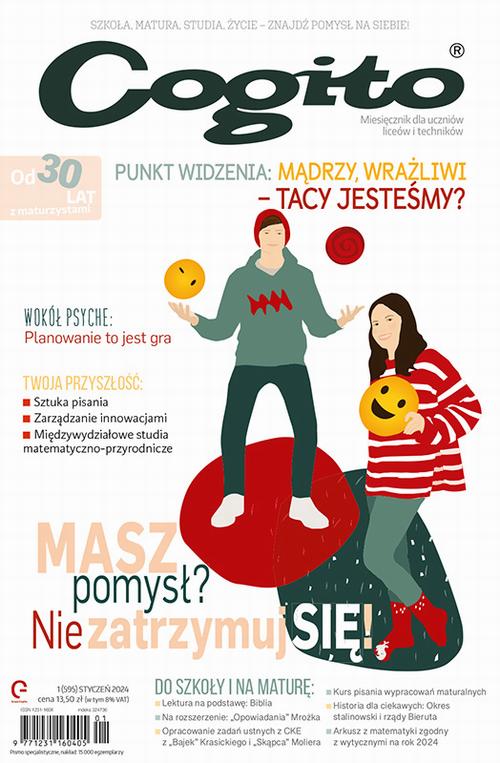 Tytuł: Cogito 1/2024
Autor: Ola Siewko
Wydawnictwo: Cogito
Formaty: PDF