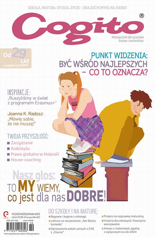 Tytuł: Cogito 10/2023
Autor: Ola Siewko
Wydawnictwo: Cogito
Formaty: PDF