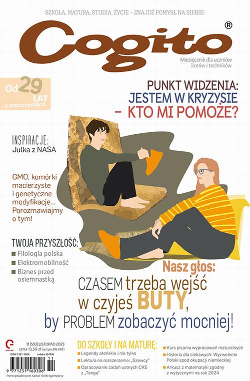 Tytuł: Cogito 11/2023
Autor: Ola Siewko
Wydawnictwo: Cogito
Formaty: PDF
