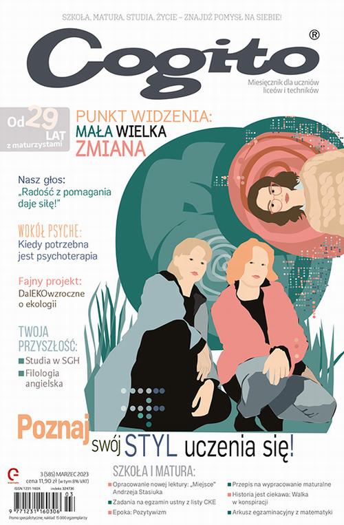Tytuł: Cogito 3/2023
Autor: Ola Siewko
Wydawnictwo: Cogito
Formaty: PDF
