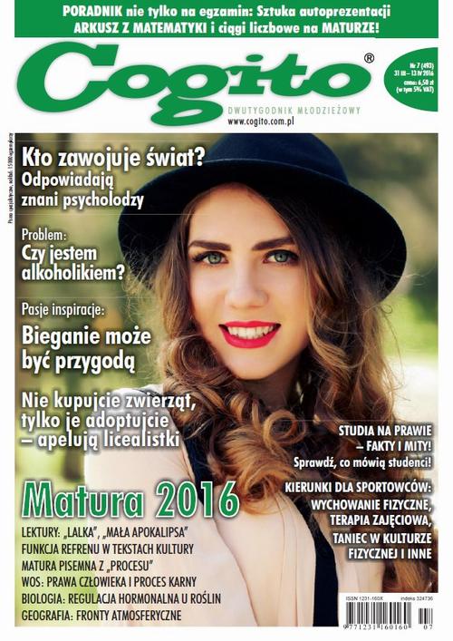 Tytuł: Cogito 7/2016
Autor: 
Wydawnictwo: Cogito
Formaty: PDF