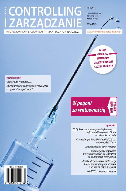 Tytuł: Controlling i Zarządzanie (nr 4/2015)
Autor: Praca zbiorowa
Wydawnictwo: Marina
Formaty: PDF