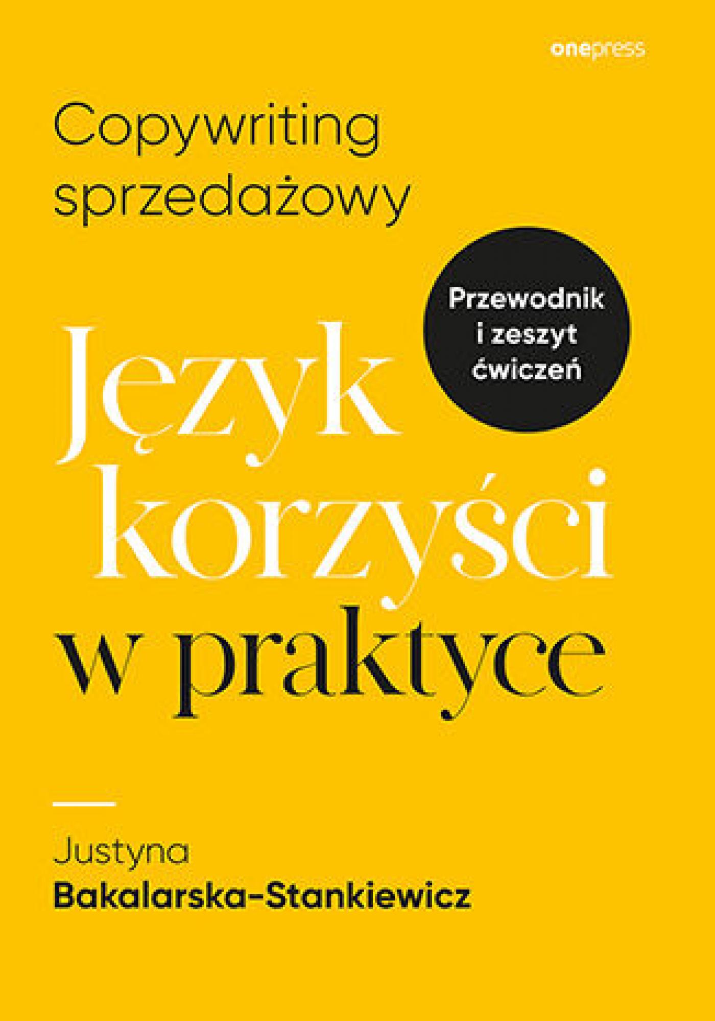 Copywriting sprzedażowy. Język korzyści w praktyce — okładka e-booka