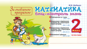 Математика. 2 клас. Бліц-контроль знань. Частина перша. НУШ — okładka e-booka