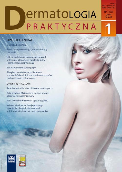 Tytuł: Dermatologia Praktyczna 1/2014
Autor: 
Wydawnictwo: Czelej
Formaty: EPUB, MOBI
