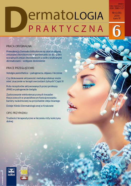Tytuł: Dermatologia Praktyczna 6/2014
Autor: 
Wydawnictwo: Czelej
Formaty: MOBI, EPUB