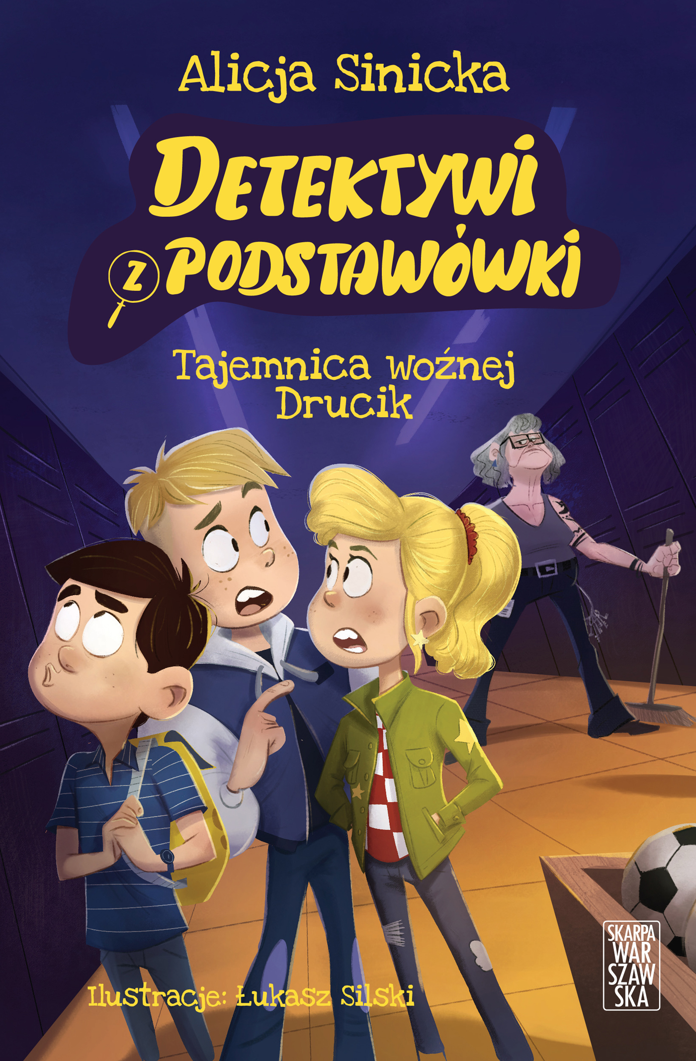 Tytuł: Detektywi z podstawówki. Tajemnica woźnej Drucik
Autor: Alicja Sinicka
Wydawnictwo: Skarpa Warszawska
Formaty: EPUB, MOBI