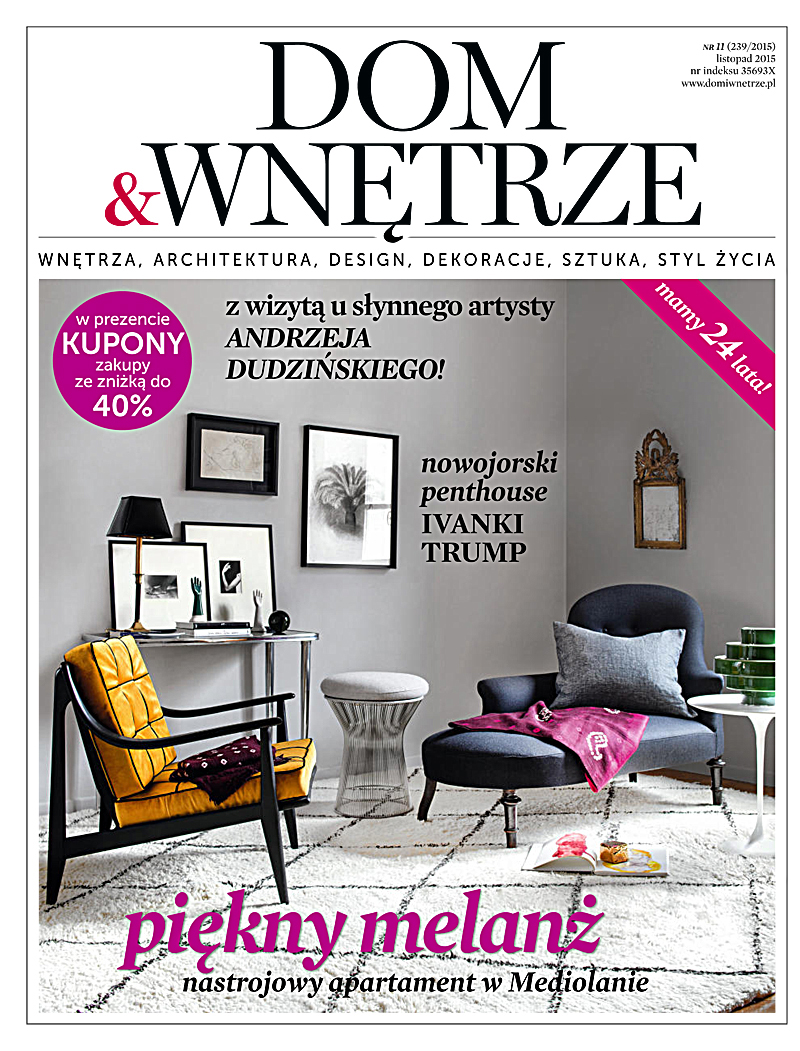 Dom i Wnętrze 11/2015 — okładka e-booka
