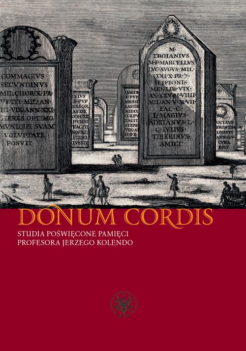 Tytuł: Donum cordis
Autor: 
Wydawnictwo: Wydawnictwa Uniwersytetu Warszawskiego
Formaty: PDF, EPUB, MOBI