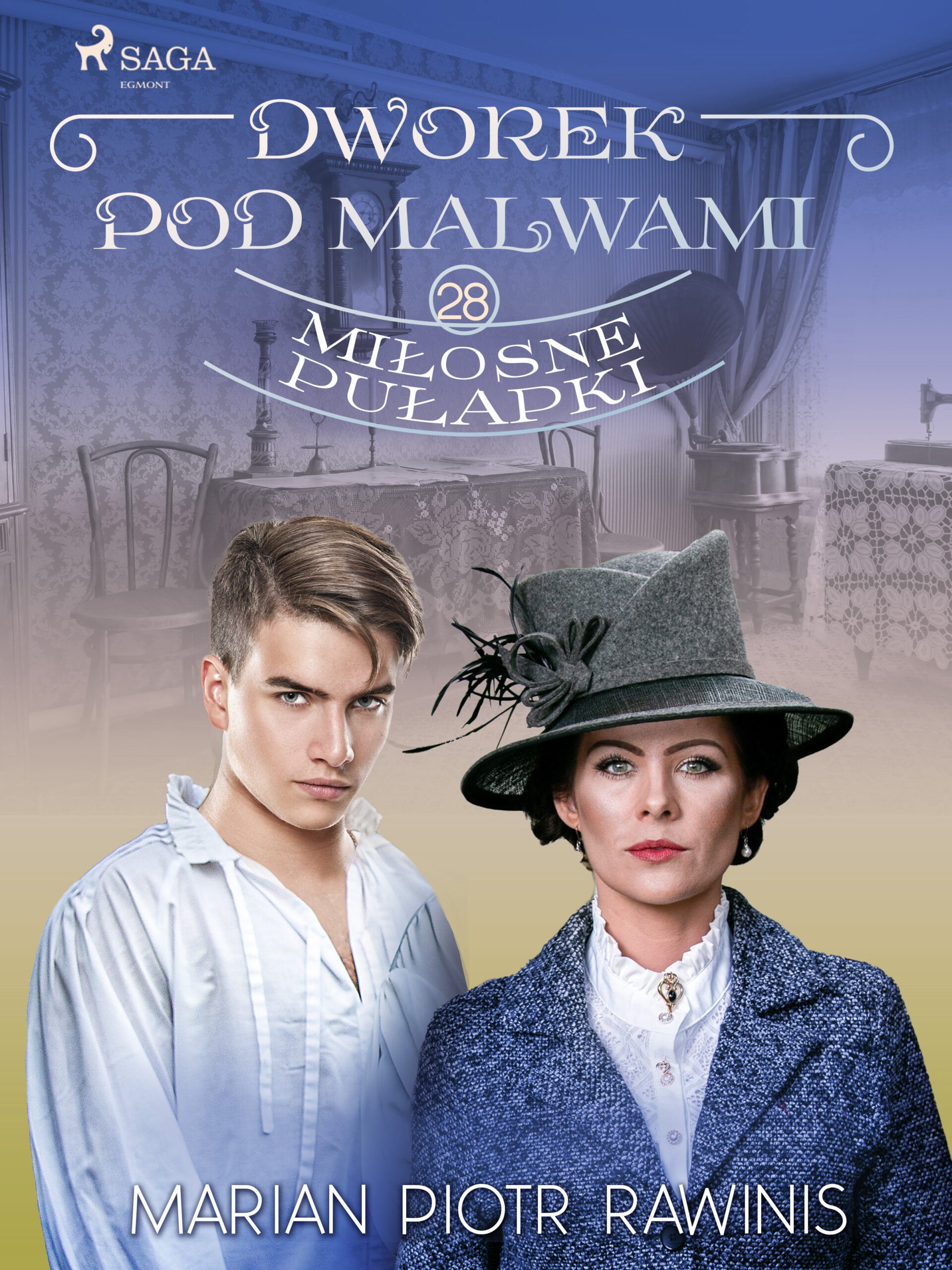 Dworek pod Malwami 28 - Miłosne pułapki — okładka e-booka