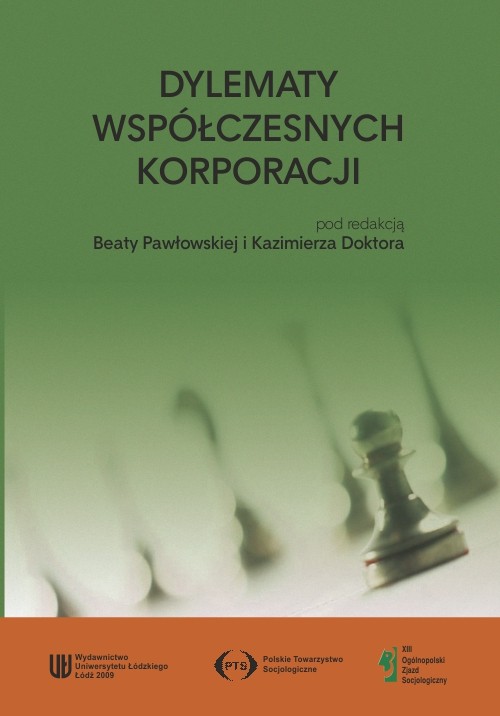 Tytuł: Dylematy współczesnych korporacji
Autor: 
Wydawnictwo: Wydawnictwo Uniwersytetu Łódzkiego
Formaty: PDF
