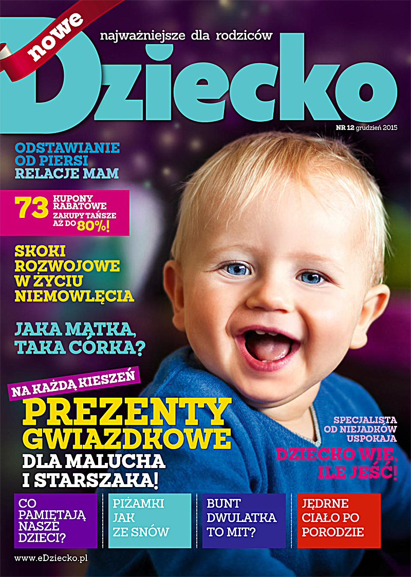 Dziecko 12/2015. Najważniejsze dla Rodziców — okładka e-booka