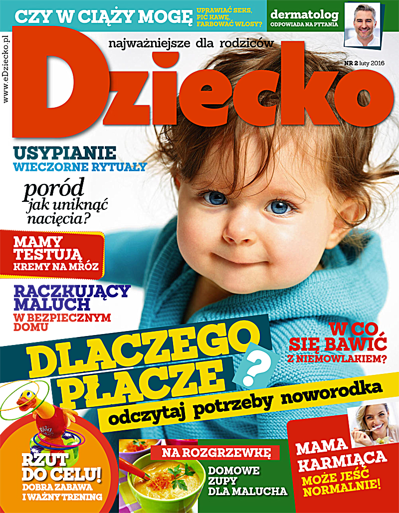 Dziecko 2/2016. Najważniejsze dla Rodziców Numer wydania:1/2016 Data wydania: styczeń 2016 Częstotliwość:miesięcznik Format: PDF Pobierz fragment PDF — okładka e-booka