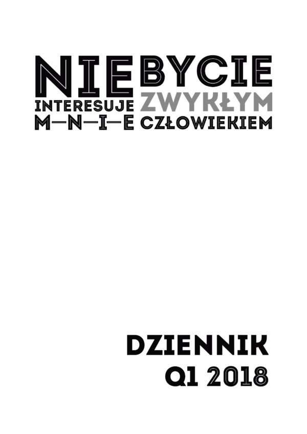 Dziennik "MentalWay" - Q1 2018 w wersji PDF — okładka e-booka