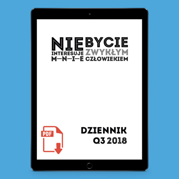 Dziennik "MentalWay" - Q3 2018 w wersji PDF — okładka e-booka