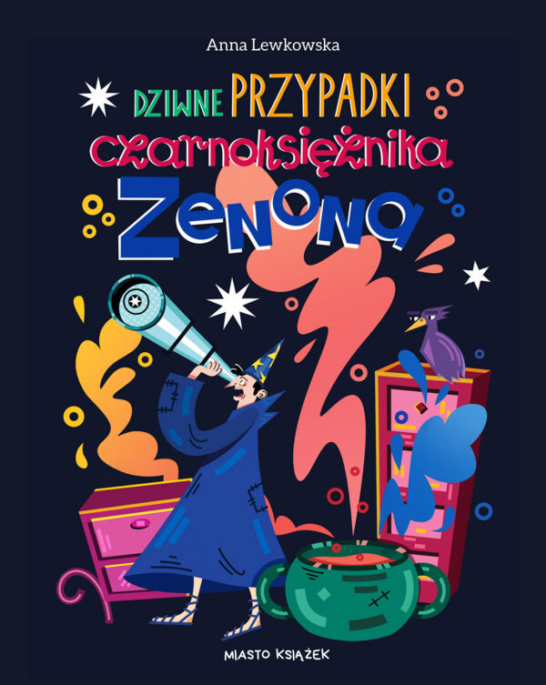 Dziwne przypadki czarnoksiężnika Zenona — okładka e-booka