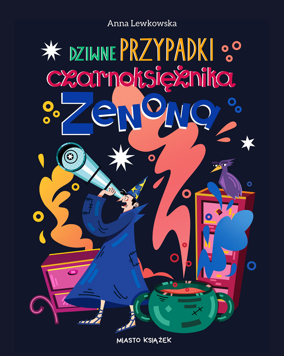 Dziwne przypadki czarnoksiężnika Zenona — okładka e-booka