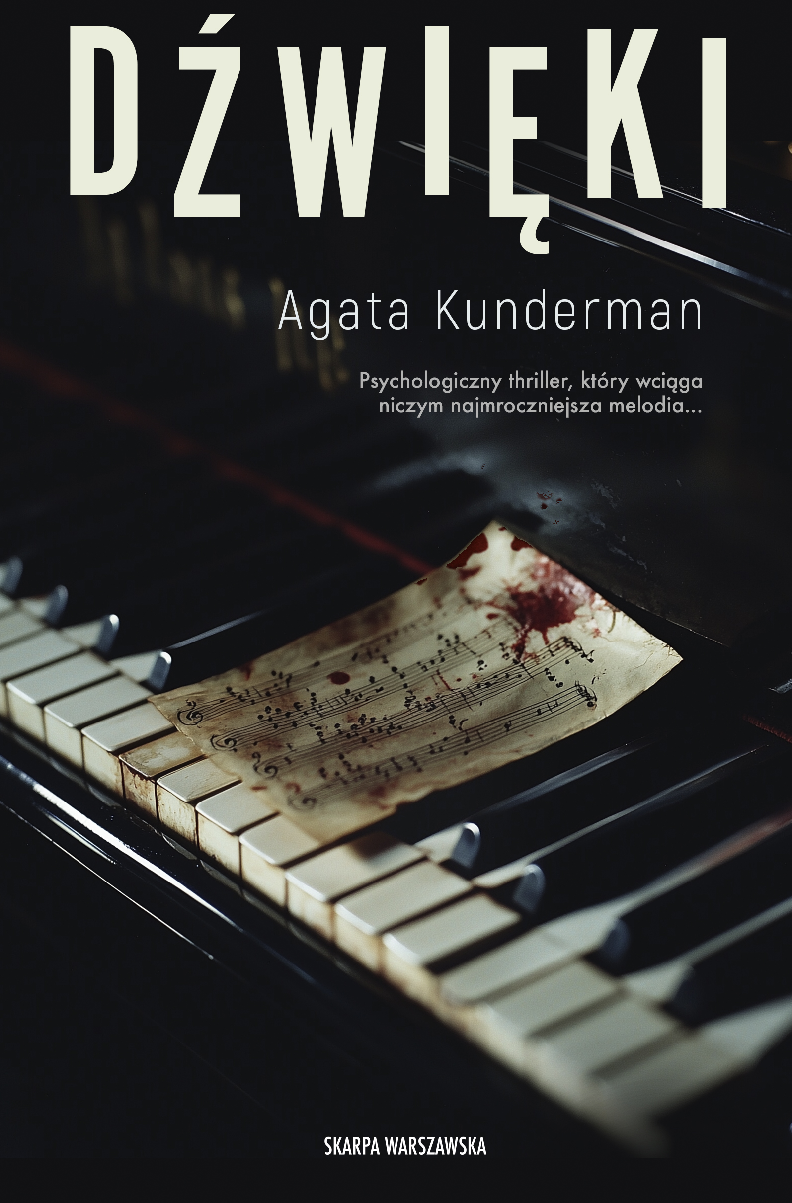 Tytuł: Dźwięki
Autor: Agata Kunderman
Wydawnictwo: Skarpa Warszawska
Formaty: EPUB, MOBI