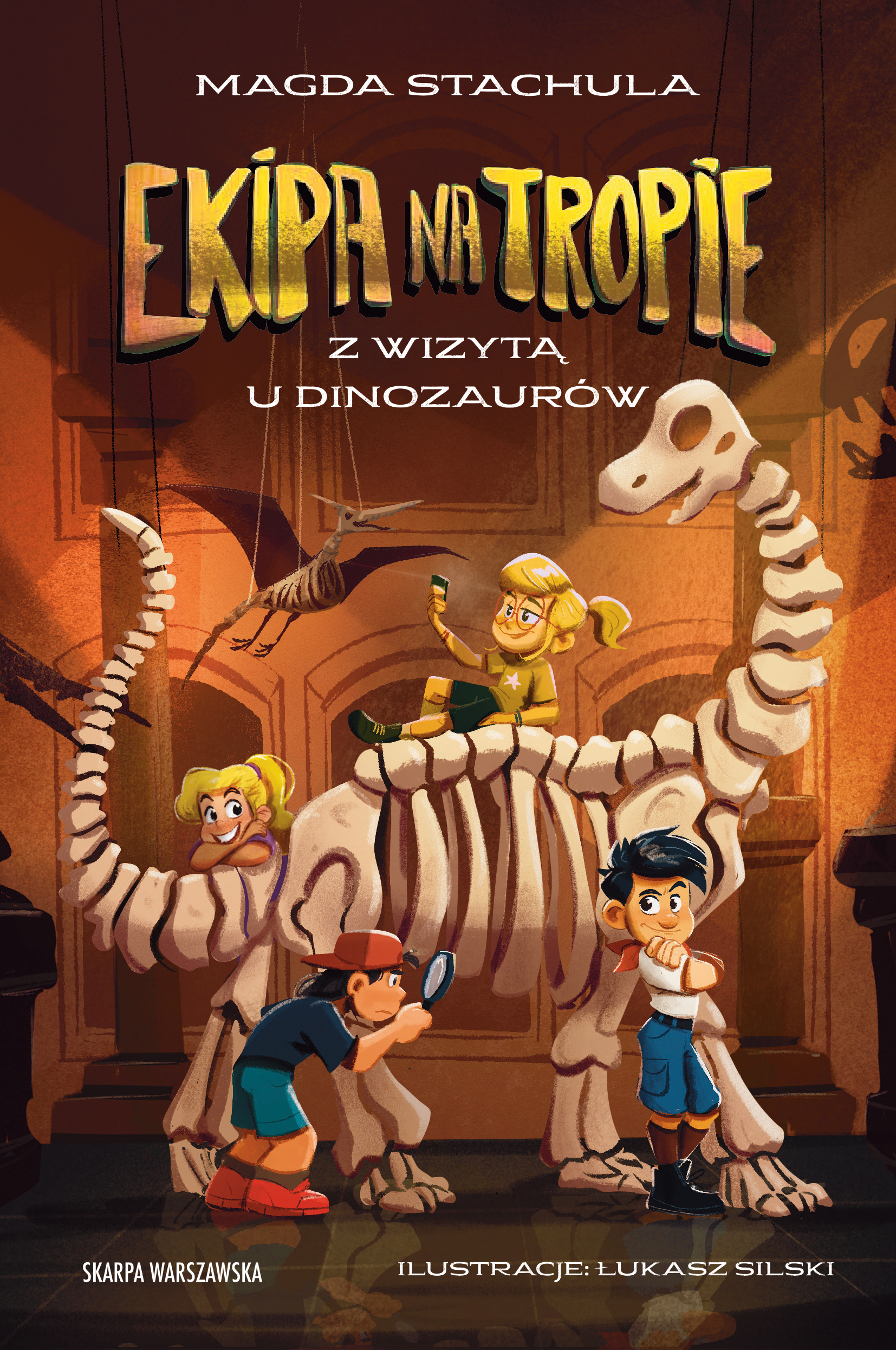 Tytuł: Ekipa na tropie. Z wizytą u dinozaurów
Autor: Aneta Krasińska
Wydawnictwo: Skarpa Warszawska
Formaty: EPUB, MOBI