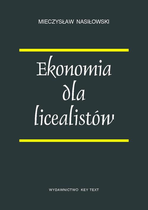 Ekonomia dla licealistów — okładka e-booka