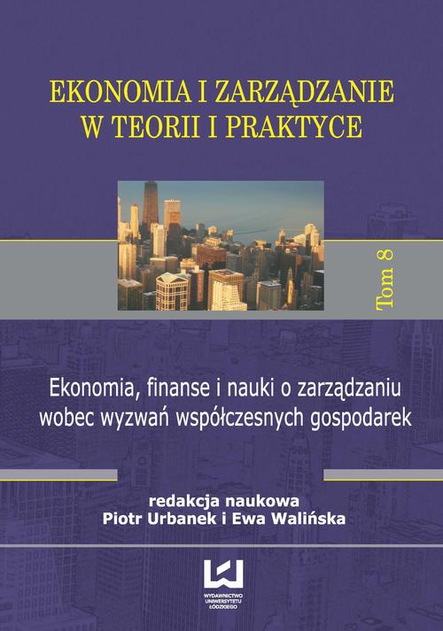 Tytuł: Ekonomia, finanse i nauki o zarządzaniu wobec wyzwań współczesnych gospodarek
Autor: 
Wydawnictwo: Wydawnictwo Uniwersytetu Łódzkiego
Formaty: PDF