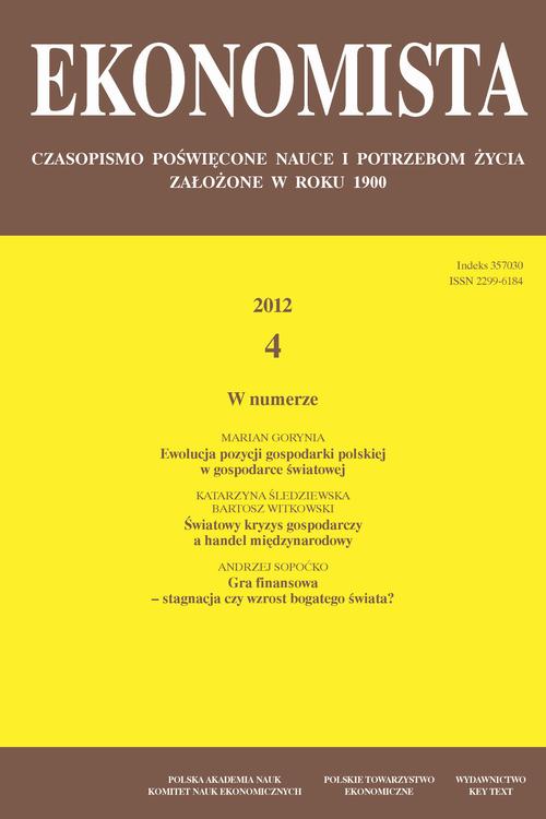 Tytuł: Ekonomista 2012 nr 4
Autor: Praca zbiorowa
Wydawnictwo: Key Text
Formaty: PDF