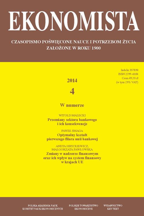 Tytuł: Ekonomista 2014 nr 4
Autor: Praca zbiorowa
Wydawnictwo: Key Text
Formaty: PDF