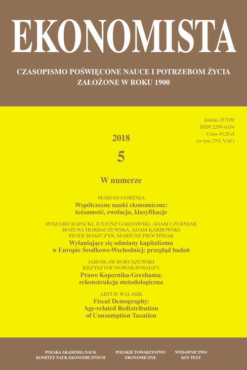 Tytuł: Ekonomista 2018 nr 5
Autor: Praca zbiorowa
Wydawnictwo: Key Text
Formaty: PDF