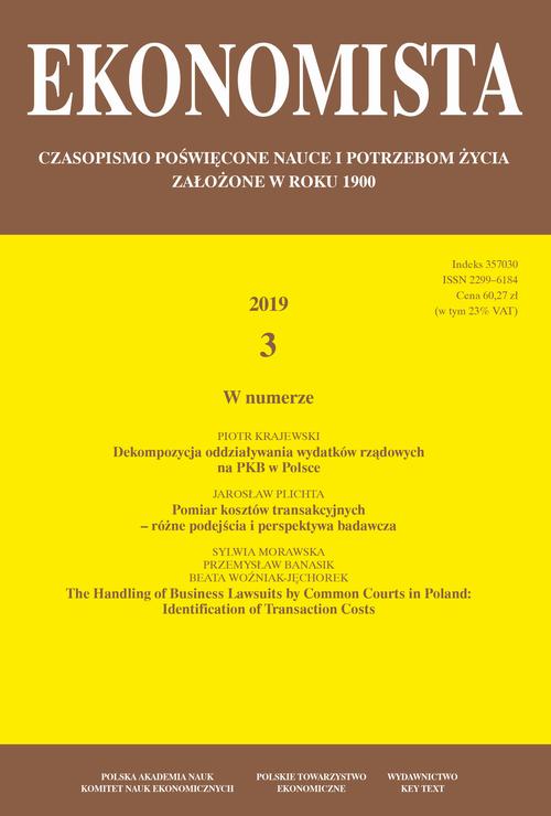 Tytuł: Ekonomista 2019 nr 3
Autor: Praca zbiorowa
Wydawnictwo: Key Text
Formaty: PDF