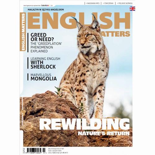 Tytuł: English Matters nr 107
Autor: 
Wydawnictwo: Colorful Media
Formaty: PDF