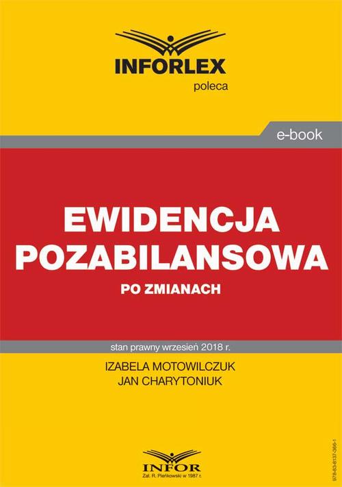 Ewidencja pozabilansowa po zmianach — okładka e-booka