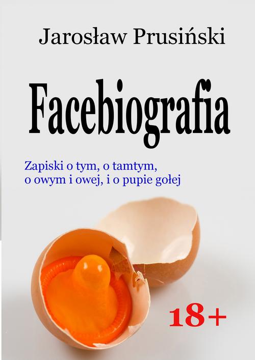 Facebiografia — okładka e-booka