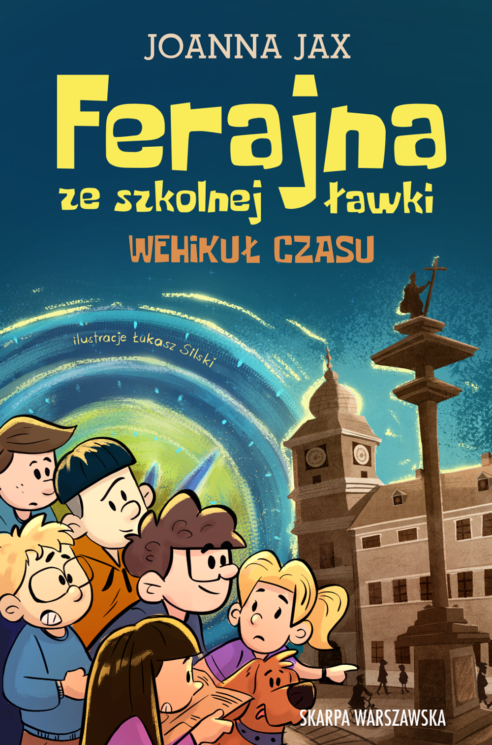 Tytuł: Ferajna ze szkolnej ławki. Wehikuł czasu
Autor: Joanna Jax
Wydawnictwo: Skarpa Warszawska
Formaty: EPUB, MOBI