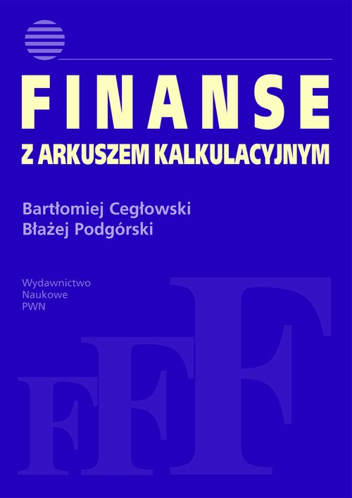 Finanse z arkuszem kalkulacyjnym — okładka e-booka