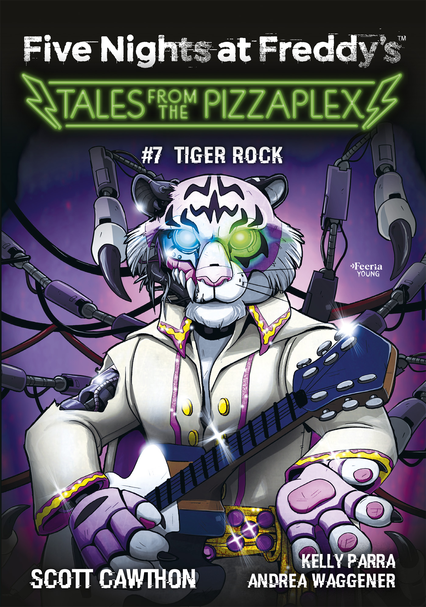 Tytuł: Five Nights at Freddy’s. Five Nights at Freddy's: Tales from the Pizzaplex. Tiger Rock. Tom 7
Autor: Scott Cawthon
Wydawnictwo: Wydawnictwo JK (Aha, Feeria)
Formaty: EPUB, MOBI